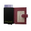 Lady Conceal Nova Leather Compact RFID Protected Wallet (Plum)