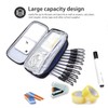 ProCase Pencil Case Pen Bag, Two Layers Big Capacity Pencil