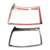 4pcs Carbon Fiber Color Air Conditioning Dashboard Vent Cover Fit