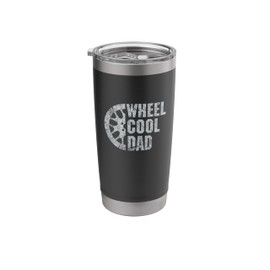 Wheel Cool Dad Custom Wheel Hot Rod Fathers Day Stainless Steel Insulated Tumbler