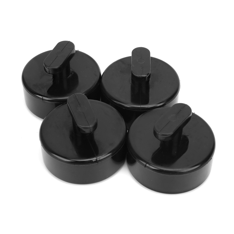 4pcs Jack Lift Pad Lifting Pucks Rubber Black Auto Accessory