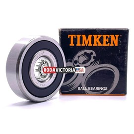TIMKEN 6303-2RS 10 Pcs Double Rubber Seal Bearings 17x47x14mm, Pre-Lubricated and Stable Performance and Cost Effective, Deep Groove Ball Bearings.