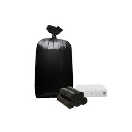 Top Knot Bags 55 Gallon Garbage Trash Bag 38X58" 1.2 Mil Black 100 Count Can Liner Bulk 56 Gallon 57 Gallon 58 Gallon 59 Gallon 60 Gallon 55-60 Gallon Made in USA