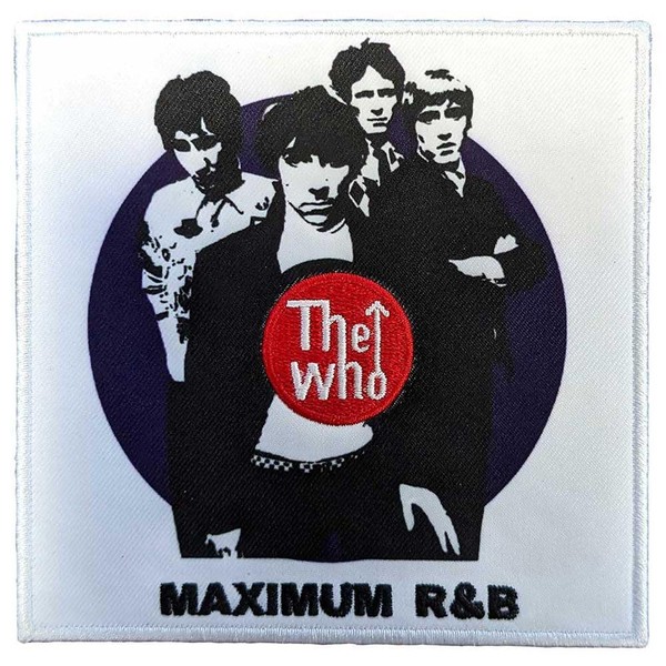 The Who Maximum R&B Woven Patch Accessory Size