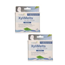 Oracoat Xylimelts Mild Mint Flavor (2 Pack 80-Count)