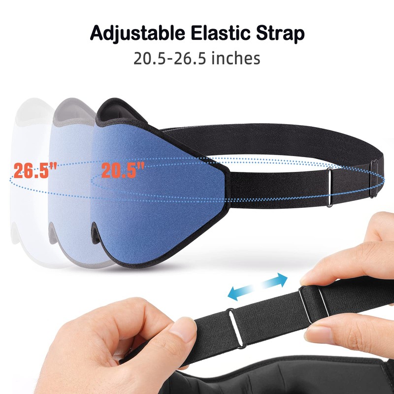 LitBear Sleep Masks, Light Blocking Eye Mask Sleeping for Women