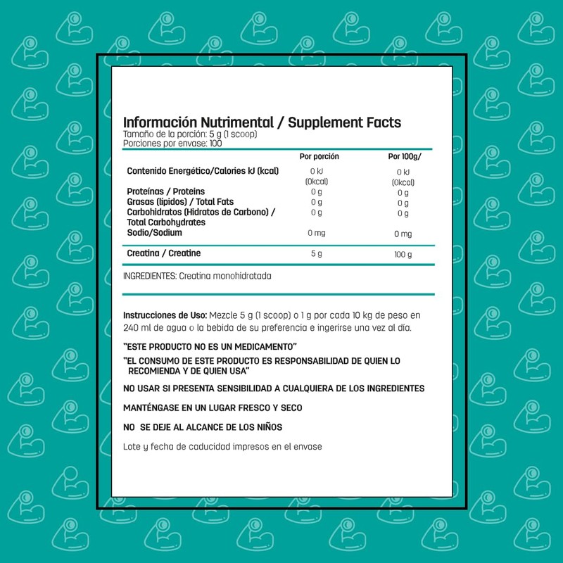 Bemestar Wellness | Creatina Monohidratada de Alta Pureza En Polvo