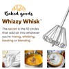 PIUGERU Whizzy Whisk, Stainless Steel Egg Whisk, Hand Push Rotary