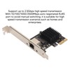 PCIe Ethernet Card 10 100 1000 2.5Gbps RJ45 Port Wake