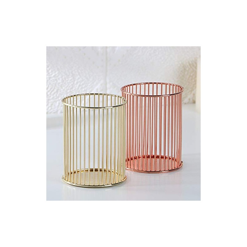 Pen Holder, Tubular Shape Makeup Brush Stand, Metal, Pen Stand,
