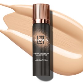 LUMINESS Airbrush Body Coverage - Tattoo Cover Up Makeup - Full Coverage Foundation for Face & Body - Water-Resistant, Long-Wear, Natural Radiant Finish, Fair
