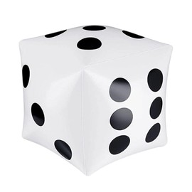Jumbo Dice, Big 12.8 inches (30 cm), Giant Beach Ball, Jumbo Card Game Dice (1 Piece)