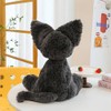 Kitten Plush Toy, Premium Cat Stuffed Animal ，Black Cat Plush,Stuffed