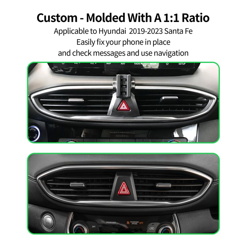 Car Phone Holder for Hyundai Santa Fe 2019 2020 2021