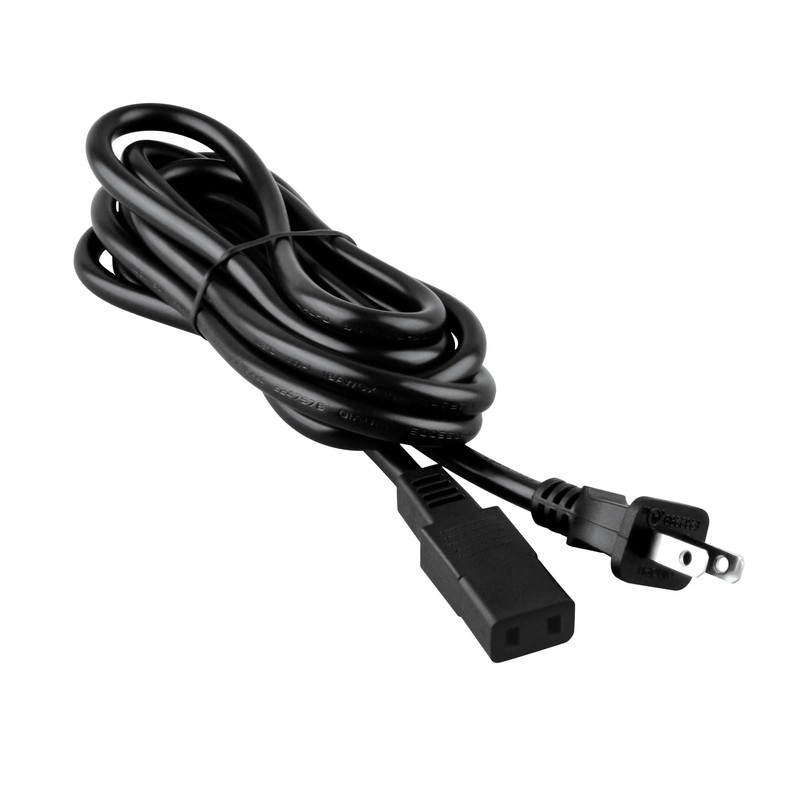 PGENDAR 8ft 2-Prong Square AC Power Cord Cable Lead for