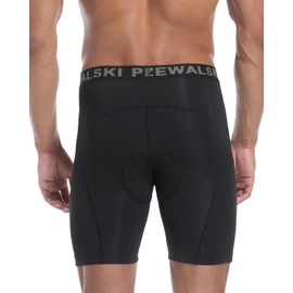 Przewalski Mens Cycling Underwear Shorts 4D Padded Bike Undershorts Bicycle MTB Liner Shorts with Silicone Leg Grippers