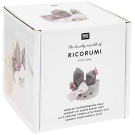 Ricorumi Crochet Set "Easter Baskets Grey"