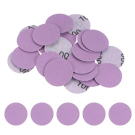 Kozelo 25pcs Premium Sanding Discs Hook and Loop - [1 Inch x 10000 Grits] Purple Sandpapers Mini Size for Jewelry Wood Metal Polishing