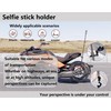 COFRY Adjustable Motorcycle and Bicycle Selfie Stick Holder with Dual