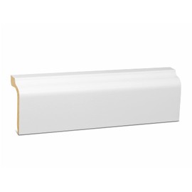 KGM RAL9016 Strong Foil Pipe Trim White Cable Duct Strip Length 2400 x 41 x 90 mm 1 Piece