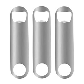 TRONWIRE Set Of 3 Premium Heavy Duty Stainless Steel Flat Speed Bartender Bottle Openers