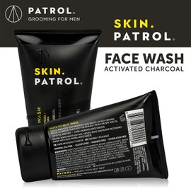 Bump Patrol Skin Patrol Activated Charcoal Face Wash - Sulfate-Free, Paraben-Free