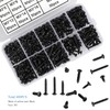 FandWay 480Pcs M3 Phillips Pan Head Self-Tapping Screws, Carbon Steel