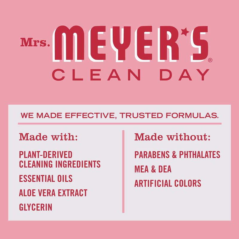 Mrs. Meyer's Clean Day Dish Soap, Cruelty Free and Biodegradable