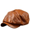 [LTG] 7987327 Genuine Leather Newsboy Hunting Hat, Men's Cap, Ashitano