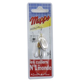 mepps aglia silver size 2 trout spinning lure