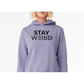 SEC Apparel Stay Weird Iron On Patches Decals Transfers Applique letters for t Shirts Fabric Clothing | Funny