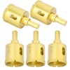 5Pcs Diamond Brazing Drill Bit Hole Saw Drilling Opener for