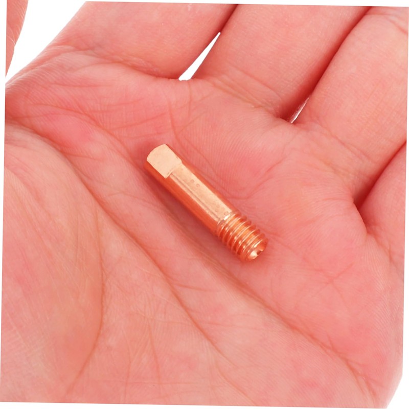 SHINEOFI 10pcs Copper Welding Tips for Mig Welding High Conductivity