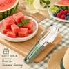 3-in-1 Watermelon Slicer Tool for Easy Serving – Stainless Steel