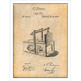 Studio 21 Graphix 1870 Bachman Mouse Trap Patent Print Art Poster UNFRAMED Parchment 18" X 24"