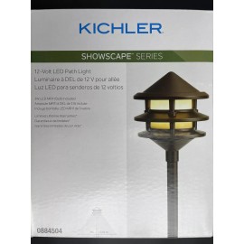 Kichler 28315 Showcase Series 12 Volt LED Path Light Olde Bronze Finish 0884504