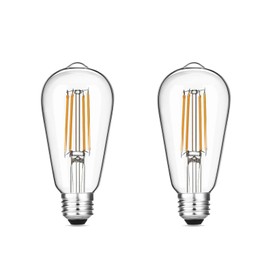 Loiogohot LED Bulbs Battery Operated Wall Sconce,Safety Low Voltage DC 5V 2.5W Warm Light Bulbs 2700K E26 Base Energy-Saving Bulb for Rechargeable Wall Lights 2 Pack