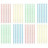 Sunshine Mason Co. Plastic, Reusable Drinking Straws 48 pieces, Multi