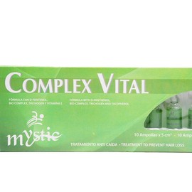 Kleravitex Mystic Complex Vital Ampoules For Hair Loss and Thinning - Regrowth Treatment With Biotin Bio-Complex and Tocopherol Haircare Conditioner Intensive Remedy - Pack: 10 Ampoules