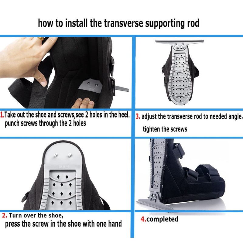 IBLUELOVER Drop Foot Night Splint Foot Drop Support boot Corrector