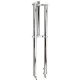 Alta Bicycle Steel Adjustable Chopper Fork 1-1/8" Threadless, Multiple Colors (Chrome)
