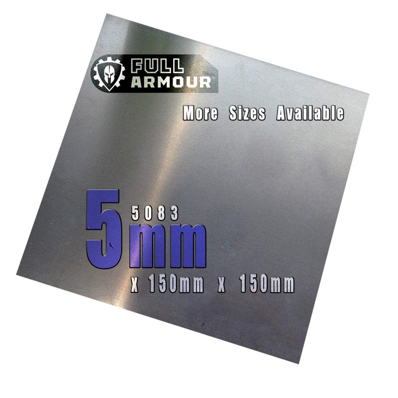 5mm Aluminium plate sheet - Grade 5083 (150mm x 150mm)