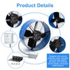 Attic Vent Fan with Adjustable Thermostat, 15" Gable Mount Ventilation