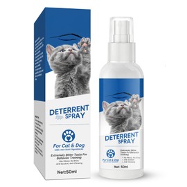 Cat Deterrent Spray,Cat Scratch Furniture Protector, Natural&Effective for Pet Behavior Training, Indoor and Outdoor Use