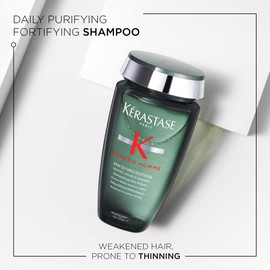 Kérastase | Bain de Force Quotidien Shampoo for Weakened Hair and Hair Loss - Genesis Homme - 250ml