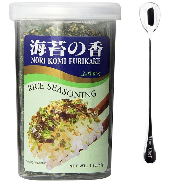 JFC Rice Seasoning Furikake + 1 NineChef Long Handle Spoon