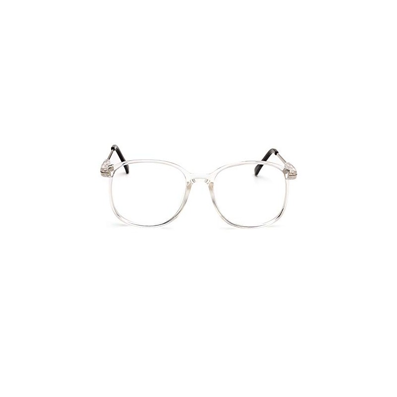 Rongchy Mens Myopia Glasses Womens oversize Frame Shortsighted Eyeglasses (Clear,