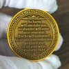 The Archangel Saint Michael Challenge Coin for Christian Protection and