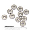 10Pcs 626Z Ball Bearing, 6x19x6mm Stainless Steel Double Shielded Deep