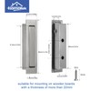 HOMOTEK Recessed Pocket Door Pull Handle, Edge Flush Pull, Hidden